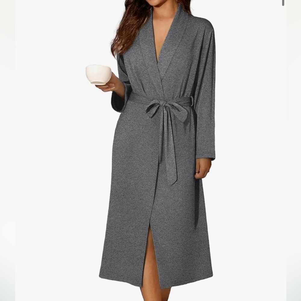 Cozy Gray Women's Robe